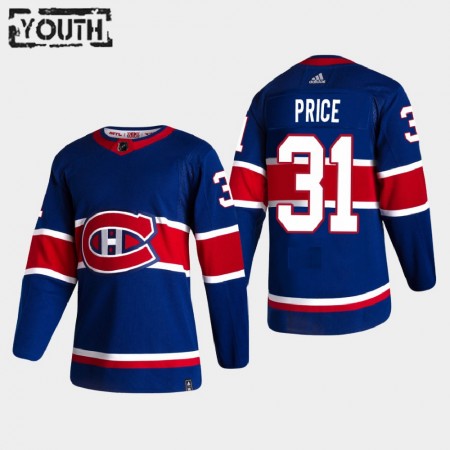 Montreal Canadiens Carey Price 31 2020-21 Reverse Retro Authentic Shirt - Kinderen